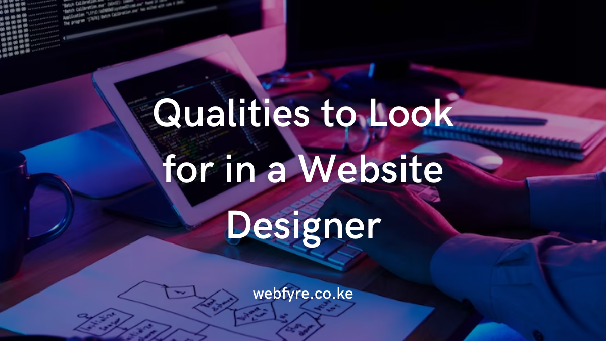 qualities of a good website designer