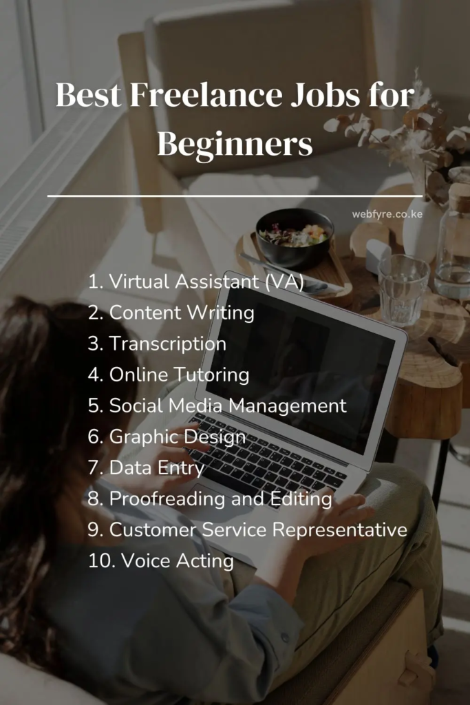 best freelance jobs for beginners