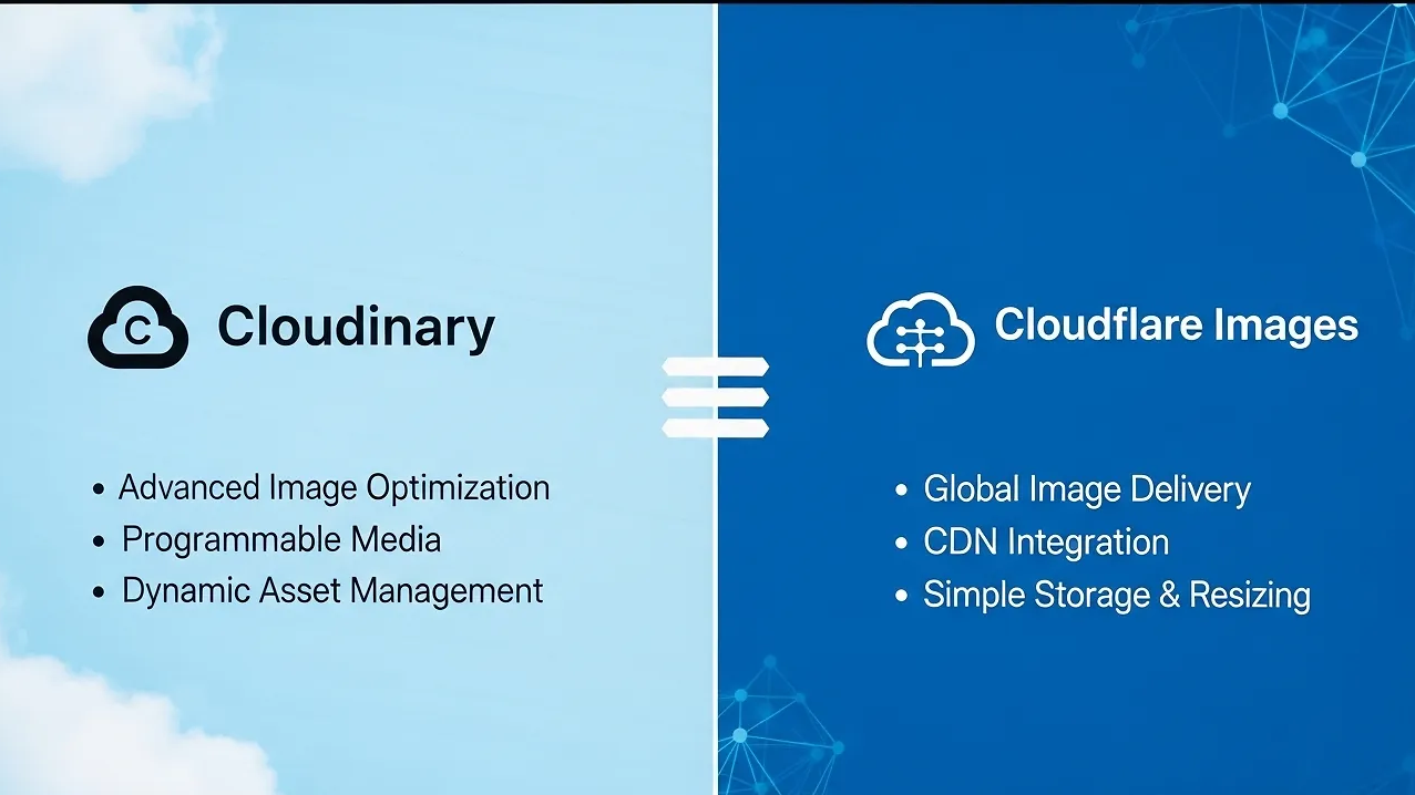 Cloudinary vs Cloudflare Images optimization