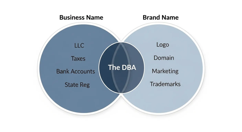 business name vs brand name