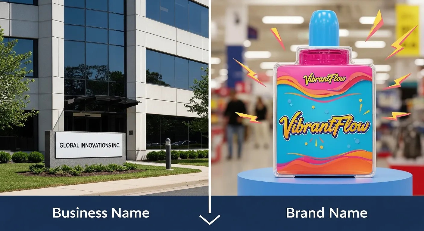 can my brand name be different from my LLC