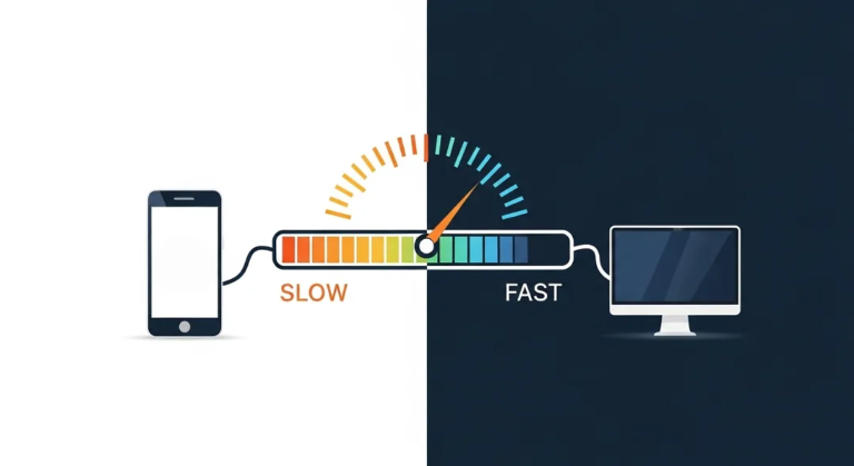 why is my LCP slow on mobile but fast on desktop